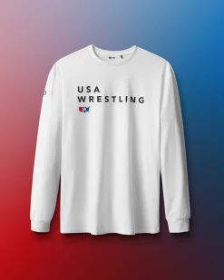 USA Wrestling Stacked Hybrid Long Sleeve