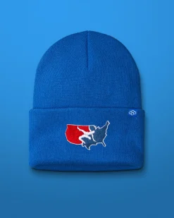 USA Wrestling Standard Foldover Beanie