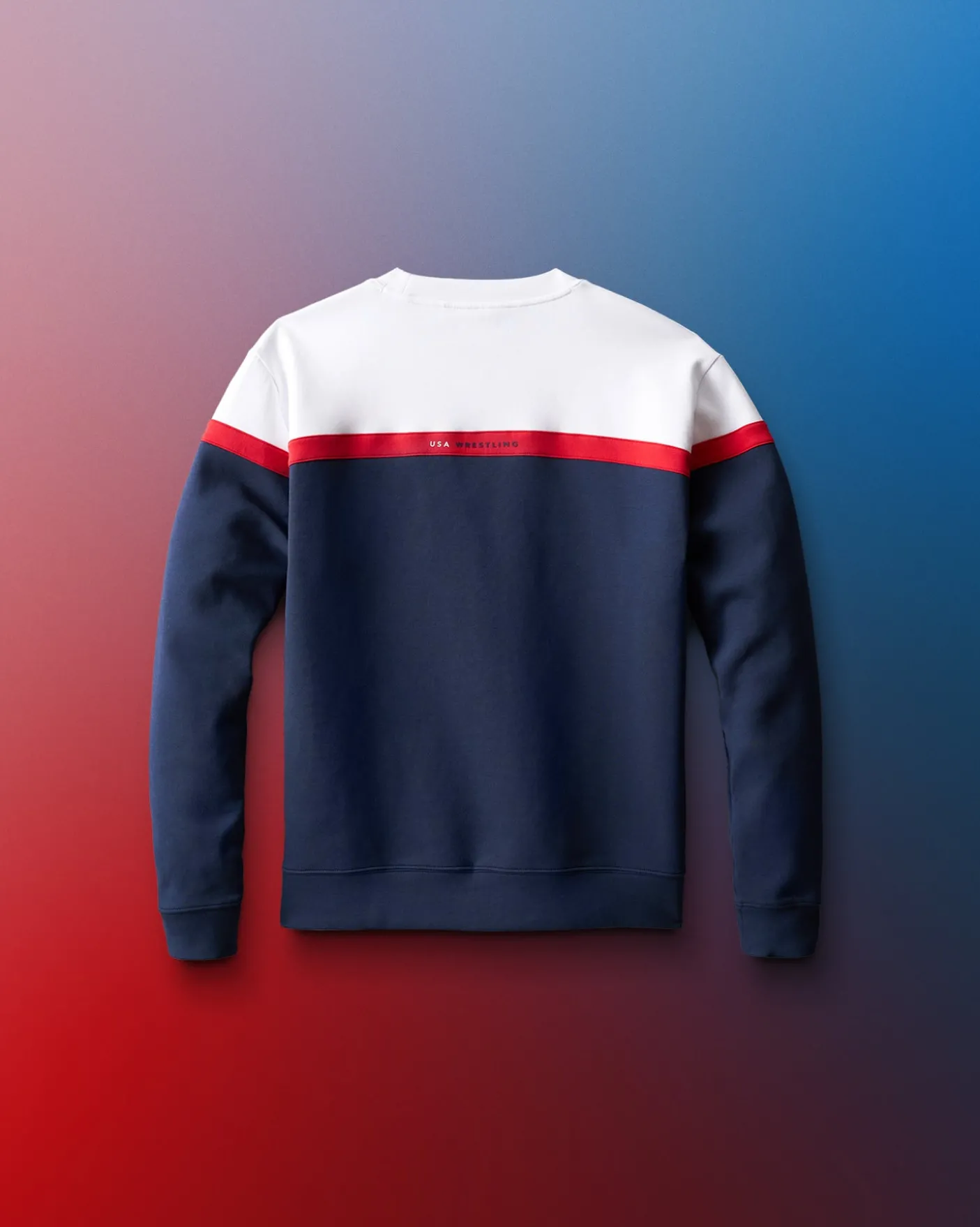USA Wrestling Youth Colorblock Crewneck