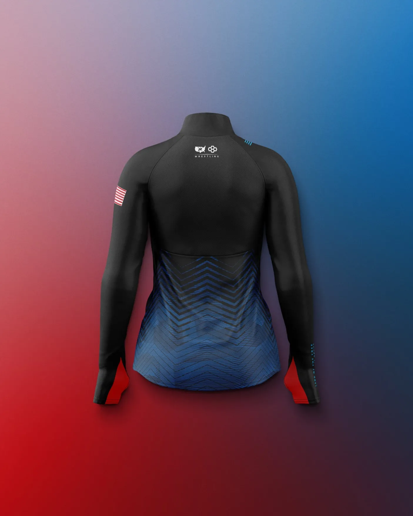USAW Girl's Sublimated 1/4 Zip