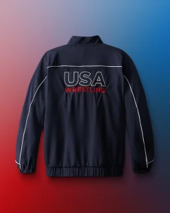 USAW Logo 1/4 Zip Windbreaker