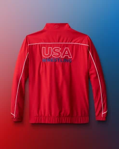 USAW Logo 1/4 Zip Windbreaker