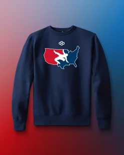 USAW Logo Comfort Fleece Crewneck