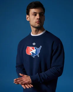USAW Logo Comfort Fleece Crewneck