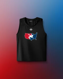USAW Logo COOL-FEEL Women's Crop Tank Top
