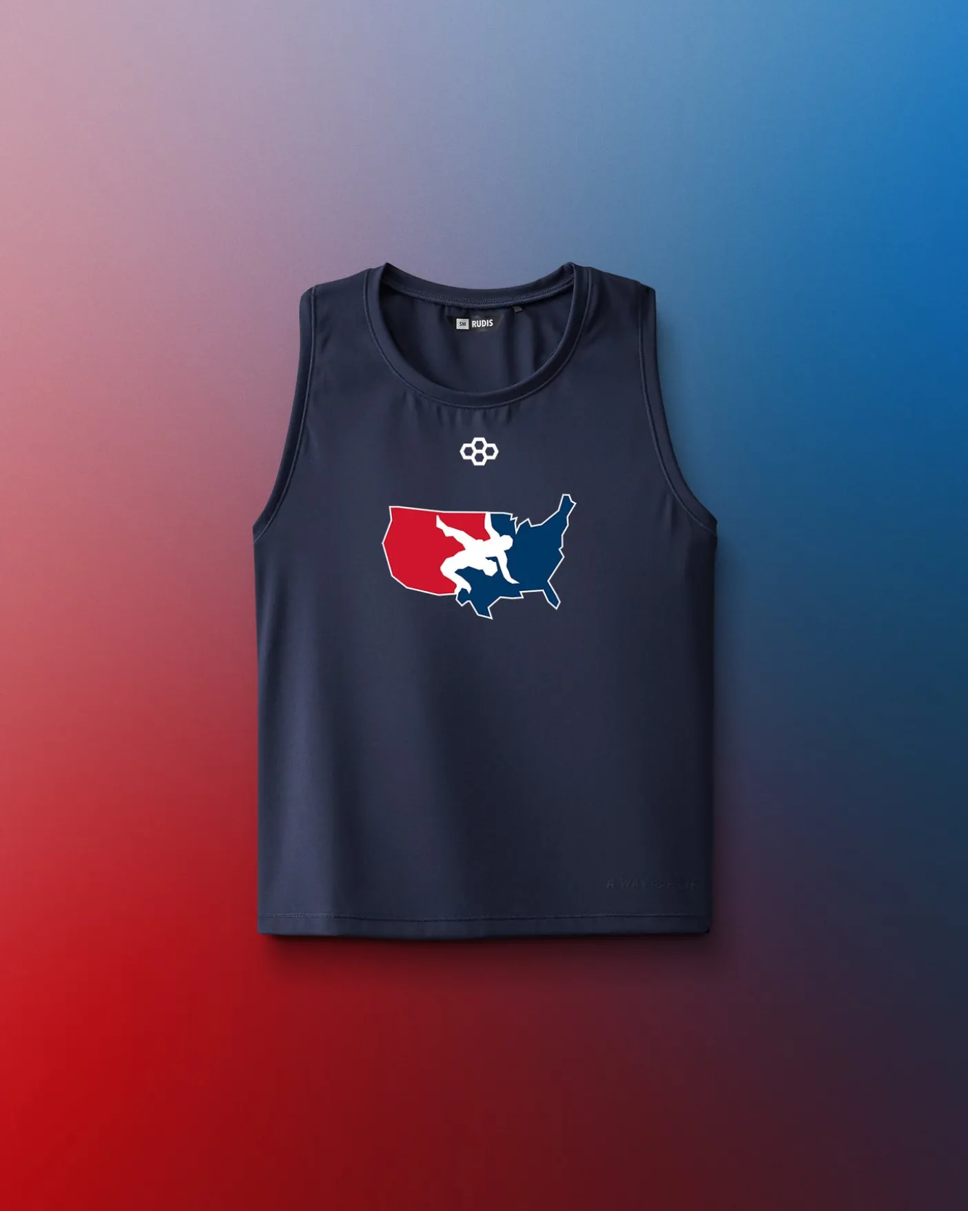 USAW Logo COOL-FEEL Women's Crop Tank Top