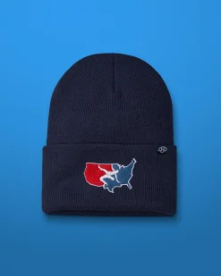 USAW Logo Foldover Beanie
