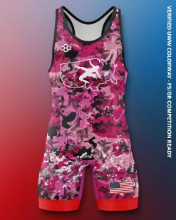 USAW Scatter Icon 2.0 Elite Singlet