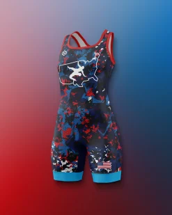 USAW Scatter Icon Girl's 2.0 Elite Singlet