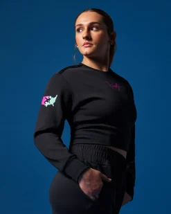 USAW Wrestling Cool-Feel Women's Fitted Crew