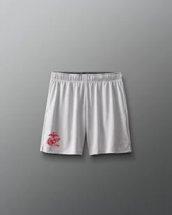 USMC Wrestling Emblem 8" 2.0 Youth Mesh Shorts