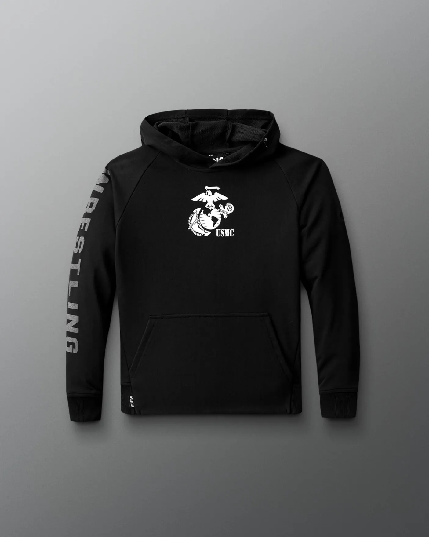 USMC Wrestling Emblem Youth Elite Terry Hoodie