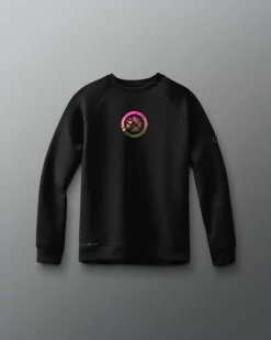 UWW Abstract Emblem Youth Cool-Feel Crewneck