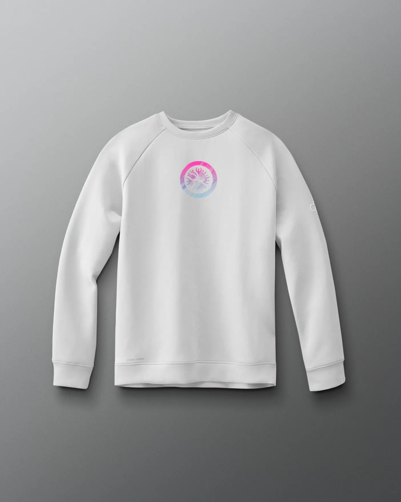 UWW Abstract Emblem Youth Cool-Feel Crewneck